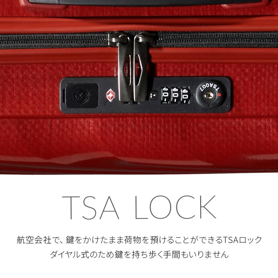 未使用】Samsonite スーツケース クロノナイト 70L レッド 未使用