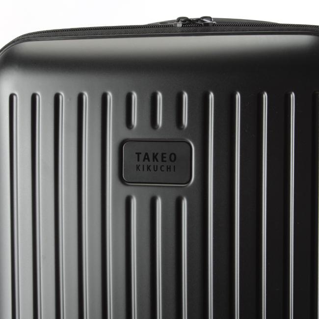 最大41% 9/8限定 タケオキクチ スーツケース 機内持ち込み Sサイズ 32L フロントオープン ストッパー付き 軽量 シティブラック TAKEO KIKUCHI CTY002 | TAKEO KIKUCHI | 07