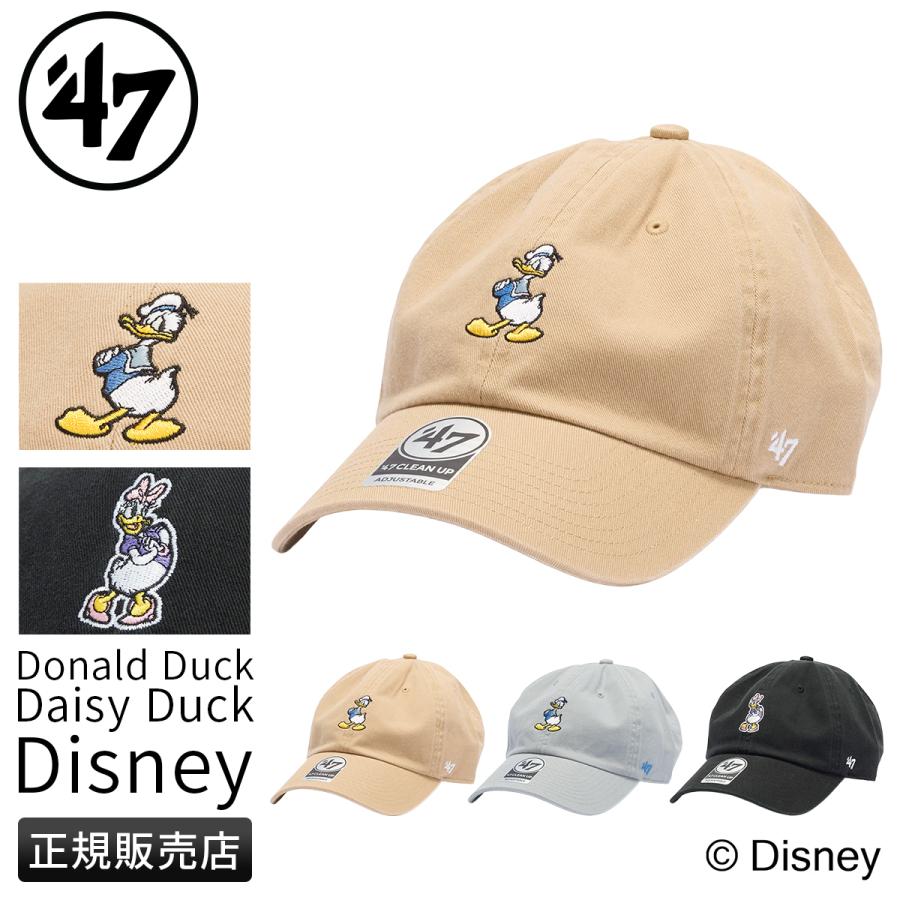 最大51% 12/28限定 フォーティーセブン クリーンナップディズニー ドナルド デイジー アジャスタブルキャップ カーブバイザー 帽子 '47 CLEAN UP DISNEY | 47