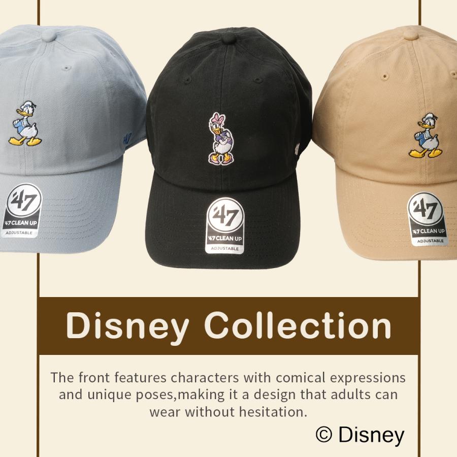 フォーティーセブン クリーンナップディズニー ドナルド デイジー アジャスタブルキャップ カーブバイザー 帽子 '47 CLEAN UP DISNEY | 47 | 04