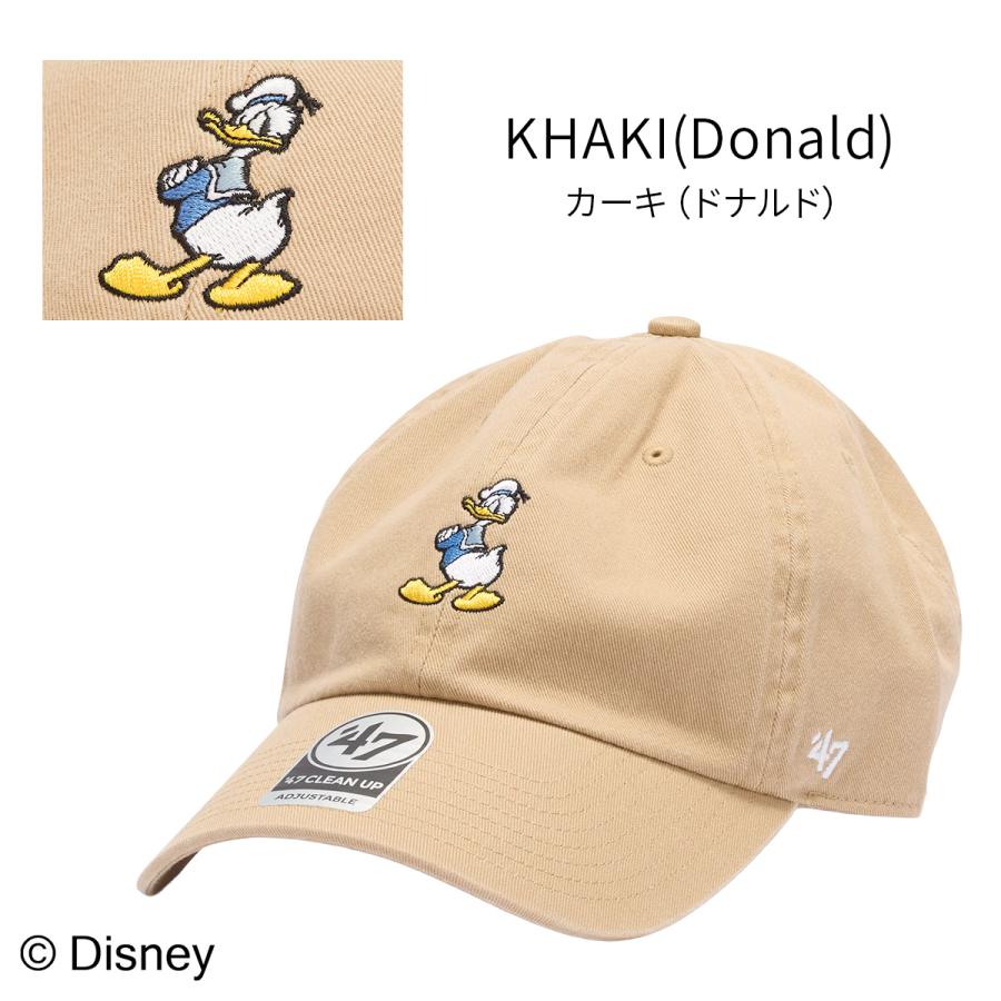 フォーティーセブン クリーンナップディズニー ドナルド デイジー アジャスタブルキャップ カーブバイザー 帽子 '47 CLEAN UP DISNEY | 47 | 05