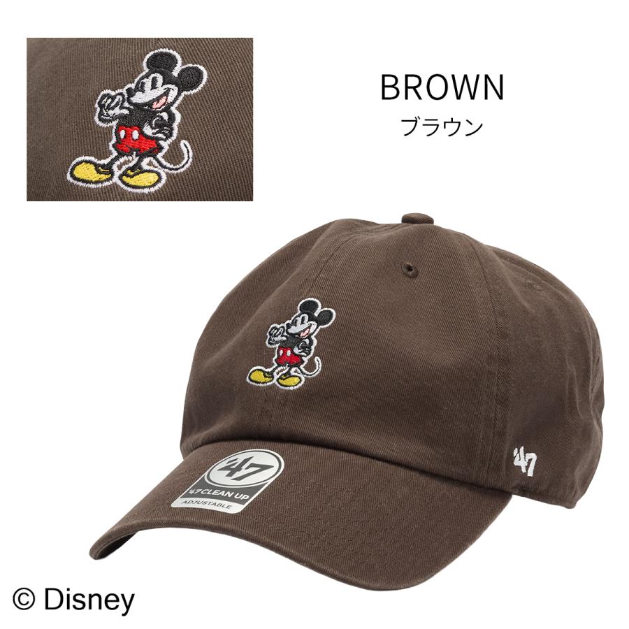 フォーティーセブン クリーンナップディズニー ミッキー ミニー アジャスタブルキャップ カーブバイザー 帽子 '47 CLEAN UP DISNEY | 47 | 10