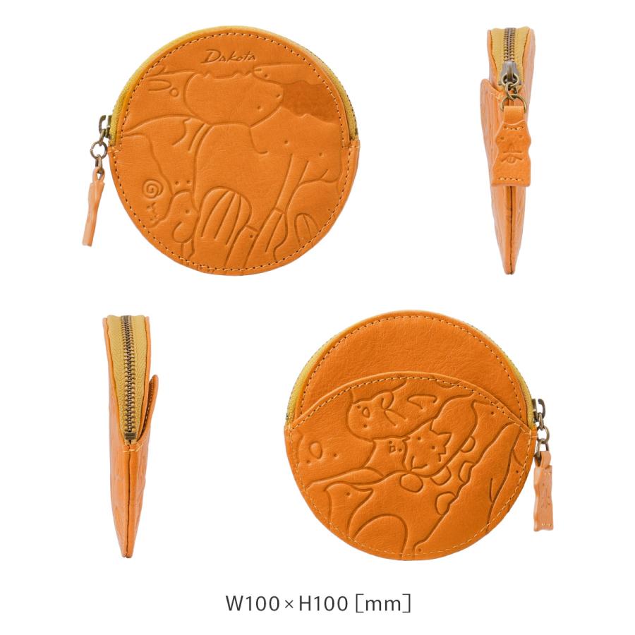 最大41% 1/5限定 ダコタ 小銭入れ コインケース レディース ブランド レザー 本革 軽量 動物パズル柄 アニマル柄 ミニ財布 コインパース Dakota 0030196 | Dakota | 06