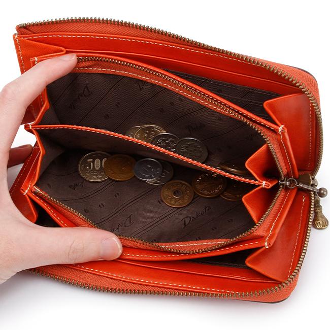 ダコタ 財布 長財布 レディース ブランド レザー 本革 大容量 軽量 L型ファスナー ロングウォレット フォンス Dakota 0030554 在庫限り | Dakota | 13