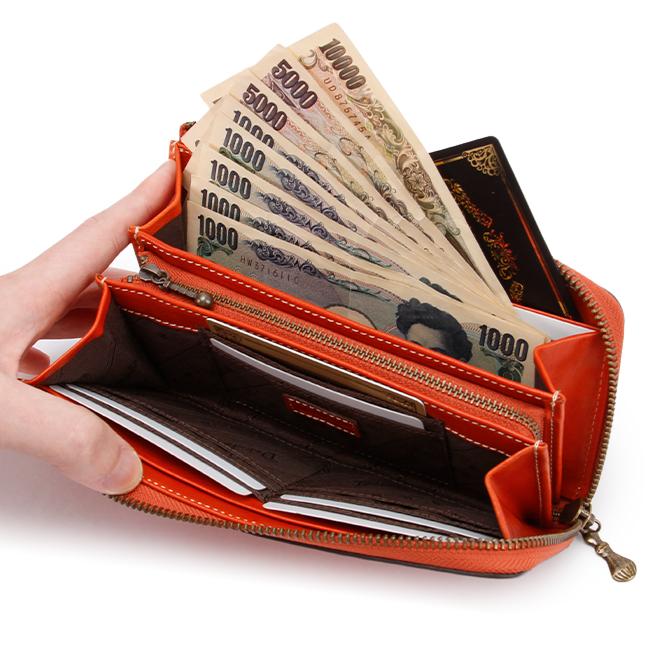 ダコタ 財布 長財布 レディース ブランド レザー 本革 大容量 軽量 L型ファスナー ロングウォレット フォンス Dakota 0030554 在庫限り | Dakota | 09