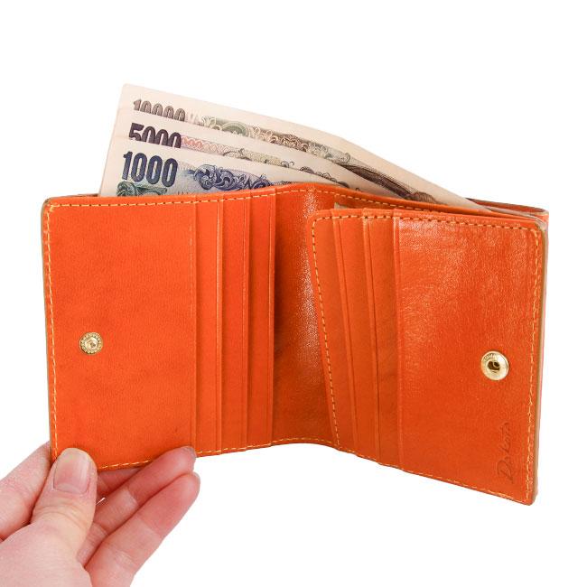 最大42% 4/3限定 ダコタ 財布 二つ折り財布 ミニ財布 レディース ブランド レザー 本革 軽量 ボックス型小銭入れ BOX型 バンビーナ Dakota 0030833 在庫限り | Dakota | 15