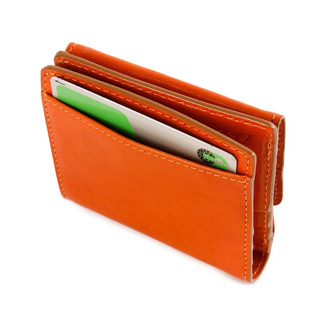 【新品】Dakota イデーア 小銭入れ付き ミニ財布 ビタミンカラー オレンジ 新品】Dakota イデーア 小銭入れ付き ミニ財布 ビタミンカラー