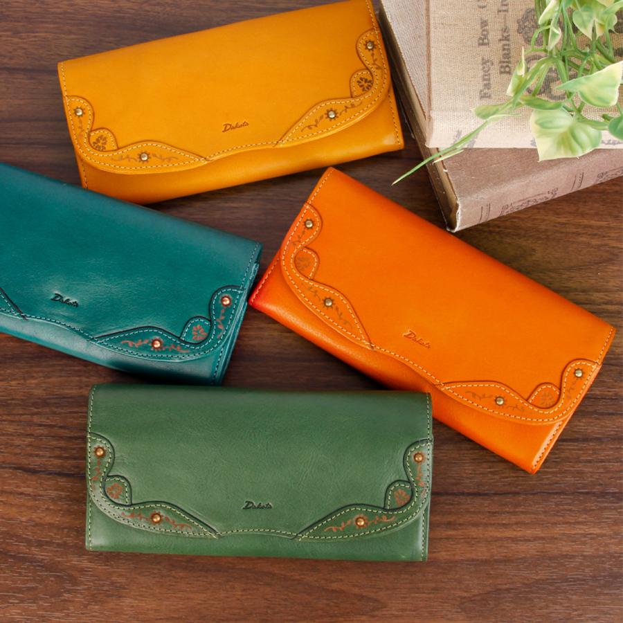 最大53% 3/1まで ダコタ 長財布 レディース ブランド イタリア製レザー 本革 大容量 花柄 フラップ型 ロングウォレット Dakota マーゴット 0031602 | Dakota | 08