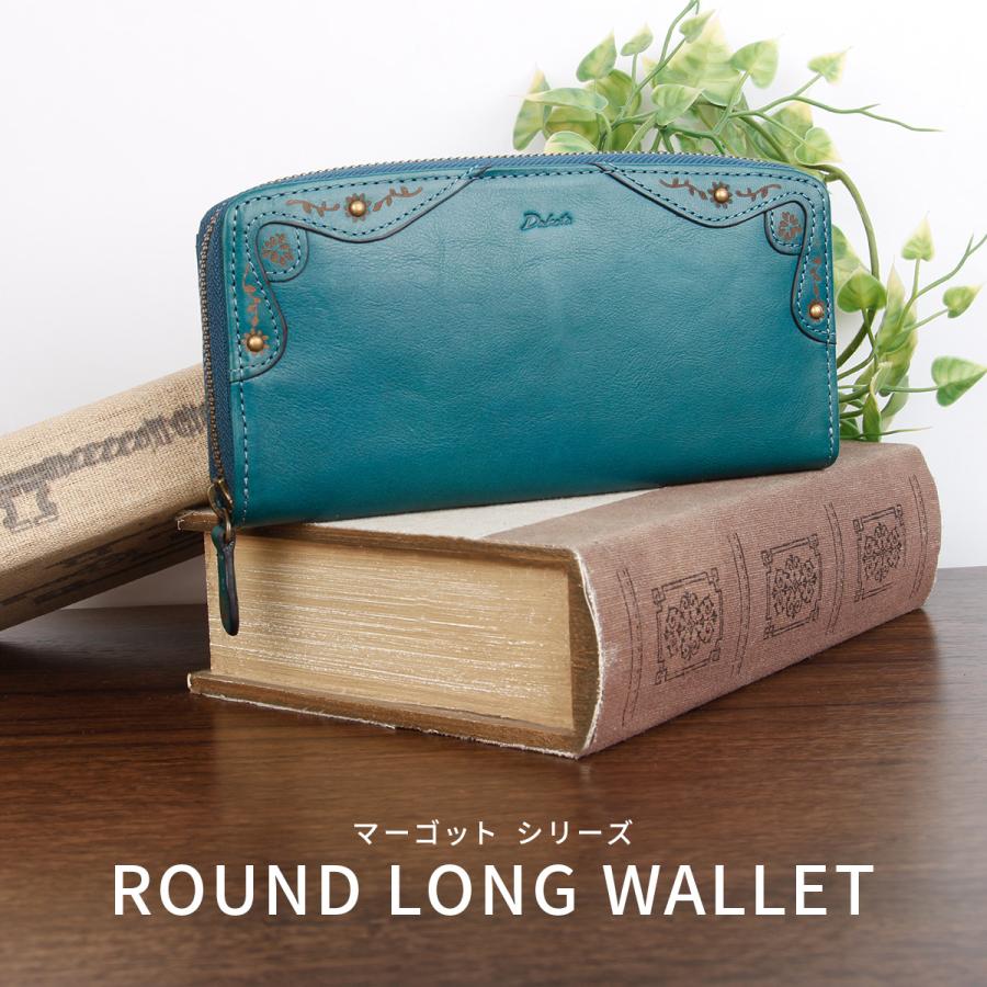 最大51% 1/27限定 ダコタ 長財布 レディース ブランド イタリア製レザー 本革 大容量 ラウンドファスナー ロングウォレット Dakota マーゴット 0031603 | Dakota | 05