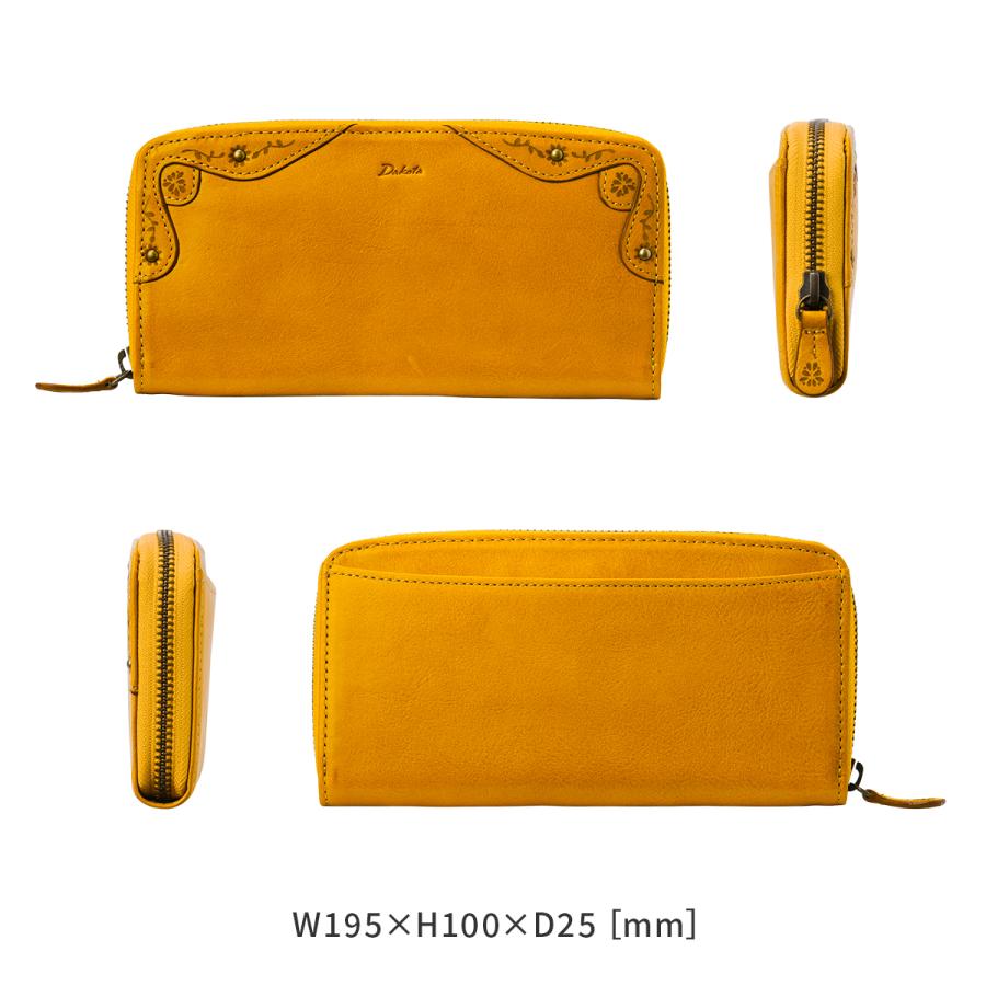 最大51% 1/27限定 ダコタ 長財布 レディース ブランド イタリア製レザー 本革 大容量 ラウンドファスナー ロングウォレット Dakota マーゴット 0031603 | Dakota | 07