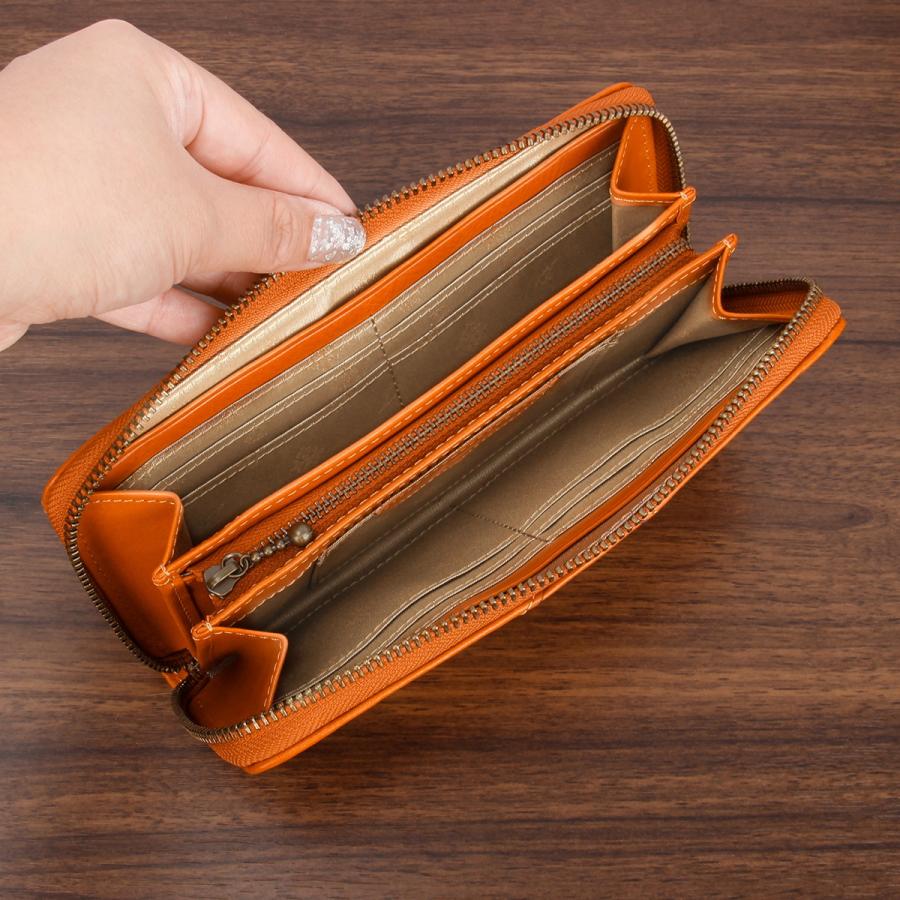 最大40% 9/9限定 ダコタ 長財布 レディース ブランド イタリア製レザー 本革 大容量 ラウンドファスナー ロングウォレット Dakota マーゴット 0031603 | Dakota | 10