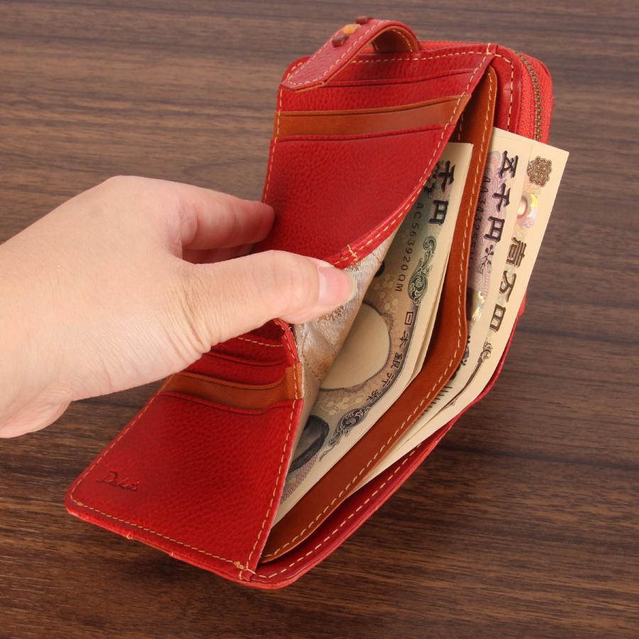 最大40% 9/9限定 ダコタ 二つ折り財布 ミニ財布 レディース ブランド レザー 本革 軽量 ラウンドファスナー Dakota Perline ペルリーネ 0031700 | Dakota | 15