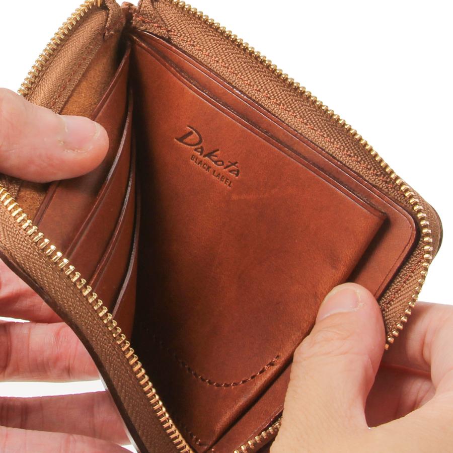 最大46% 1/8限定 ダコタ ブラックレーベル ヒルツ ミニ財布 ミニウォレット メンズ ブランド レザー 本革 L字ファスナー Dakota BLACK LABEL 0620081 |  | 12