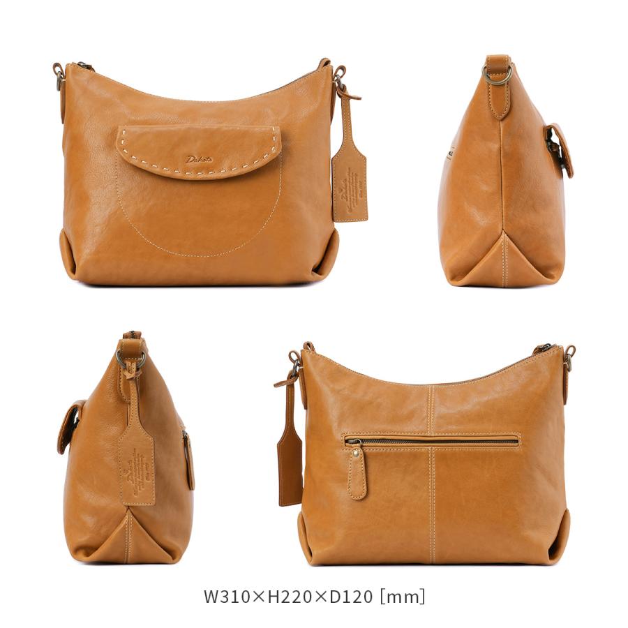 ダコタ ショルダーバッグ レディース ブランド レザー 本革 軽量 日本製 斜めがけ 肩掛け 2WAY B5 Dakota シャーロット 1034665 | Dakota | 07