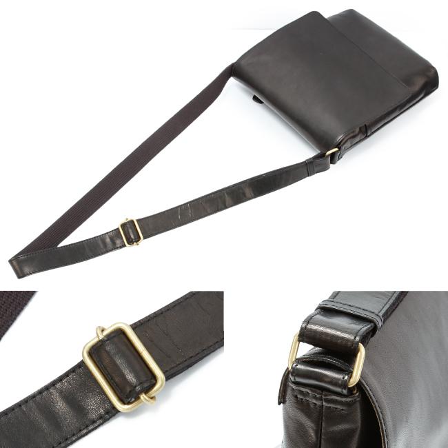 最大50% 1/25限定 ダコタ ブラックレーベル ショルダーバッグ メンズ ブランド レザー 本革 軽量 薄型 縦型 A5 Dakota BLACK LABEL ホースト3 1623804 | Dakota | 16