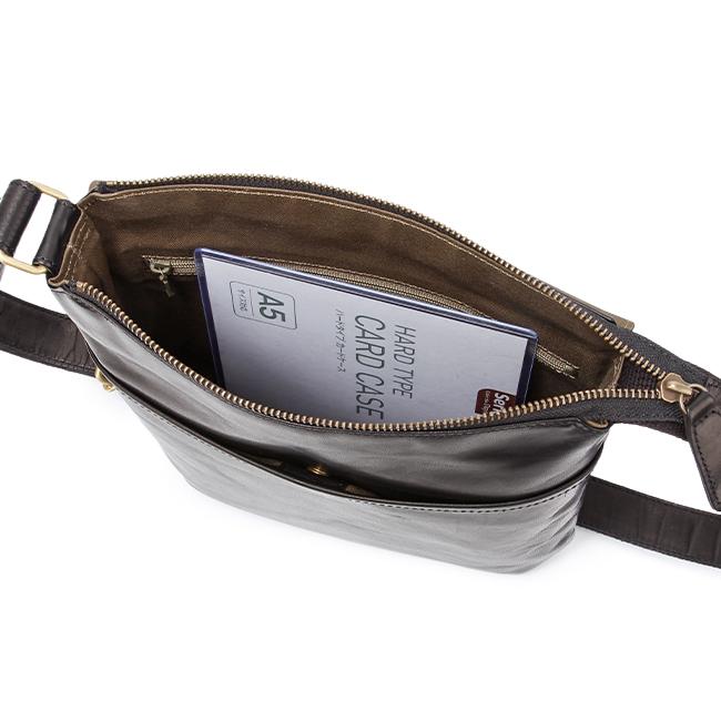 最大50% 1/25限定 ダコタ ブラックレーベル ショルダーバッグ メンズ ブランド レザー 本革 軽量 薄型 縦型 A5 Dakota BLACK LABEL ホースト3 1623804 | Dakota | 08