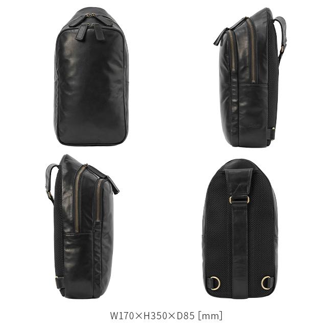 最大46% 2/19限定 ダコタ ブラックレーベル ボディバッグ ワンショルダーバッグ メンズ ブランド 軽量 日本製 Dakota BLACK LABEL ホースト3 1623807 | Dakota | 05