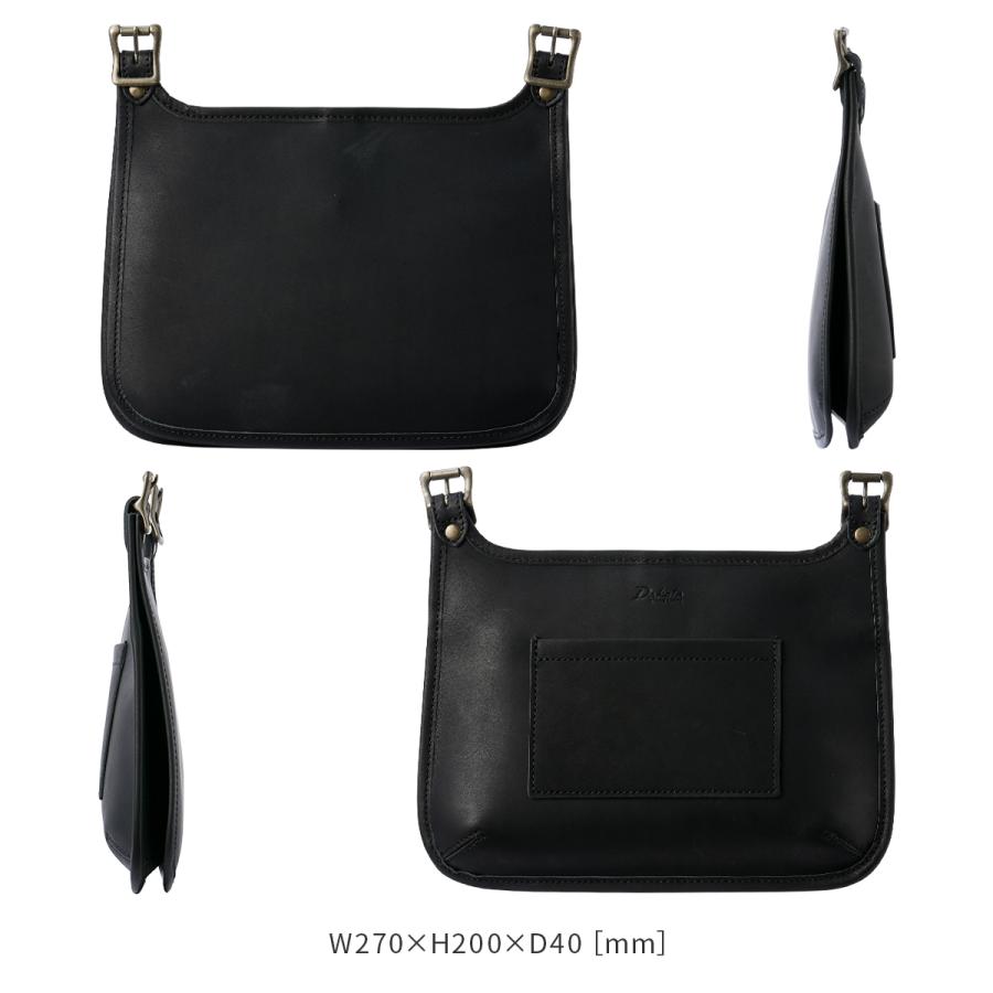 最大50% 1/15限定 ダコタ ブラックレーベル エイエムエイト ショルダーバッグ メンズ ブランド レザー 本革 日本製 撥水 Dakota BLACK LABEL AM8 1623901 | Dakota | 04