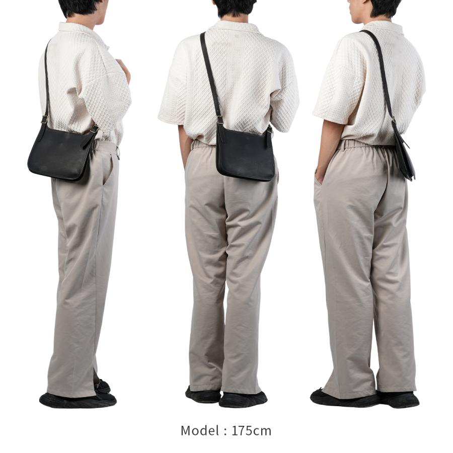 最大50% 1/15限定 ダコタ ブラックレーベル エイエムエイト ショルダーバッグ メンズ ブランド レザー 本革 日本製 撥水 Dakota BLACK LABEL AM8 1623901 | Dakota | 05