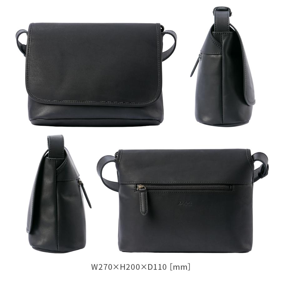 最大50% 1/15限定 ダコタ ブラックレーベル エイエムエイト ショルダーバッグ メンズ ブランド レザー 本革 日本製 撥水 A5 Dakota BLACK LABEL AM8 1623902 | Dakota | 04