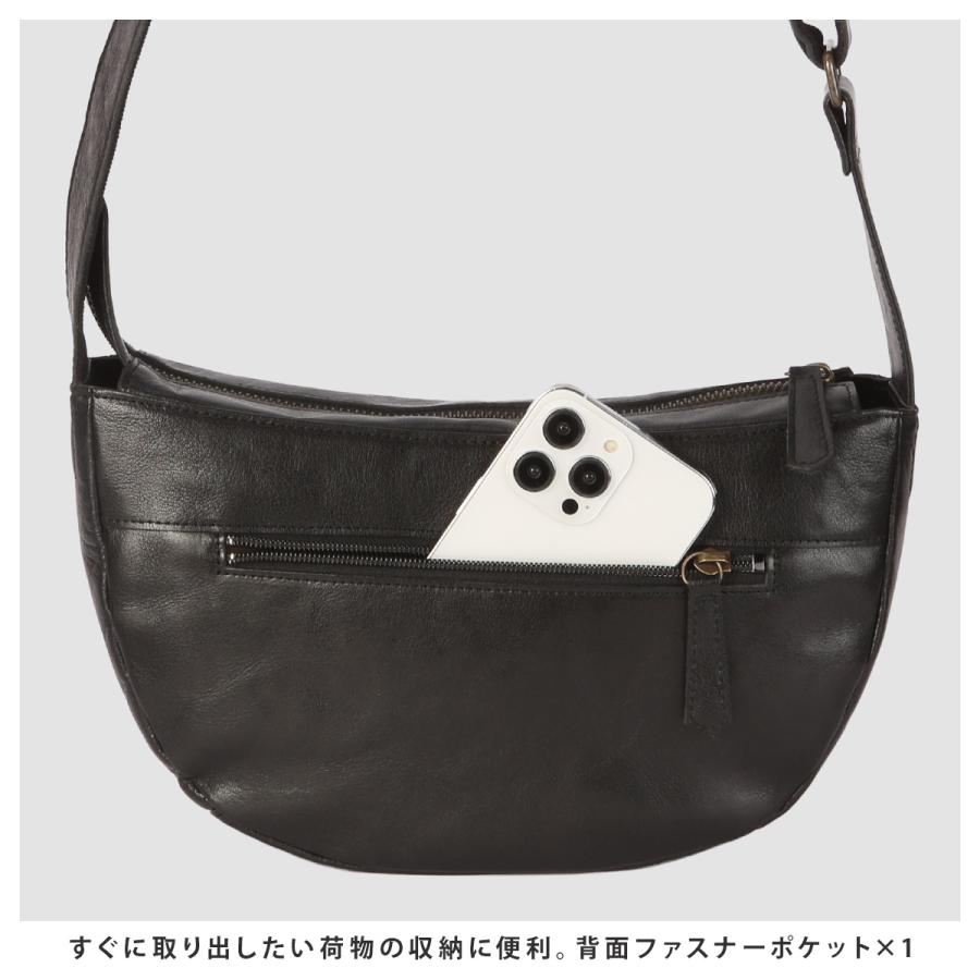 最大46% 2/19限定 ダコタ ブラックレーベル ショルダーバッグ メンズ ブランド レザー 本革 軽量 日本製 小さめ 斜めがけ 舟型 Dakota BLACK LABEL 1624200 | Dakota BLACK LABEL | 13