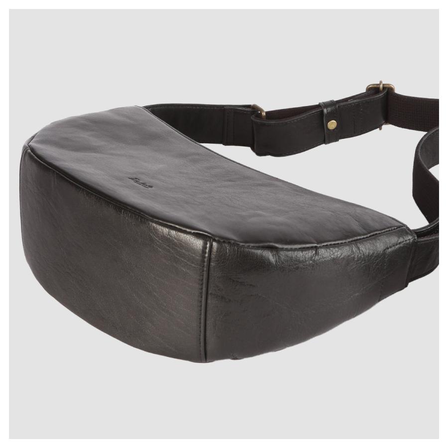 最大46% 2/19限定 ダコタ ブラックレーベル ショルダーバッグ メンズ ブランド レザー 本革 軽量 日本製 小さめ 斜めがけ 舟型 Dakota BLACK LABEL 1624200 | Dakota BLACK LABEL | 14