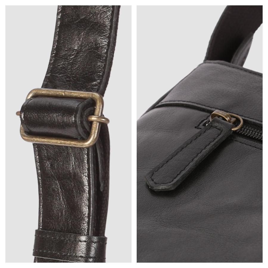 最大46% 2/19限定 ダコタ ブラックレーベル ショルダーバッグ メンズ ブランド レザー 本革 軽量 日本製 小さめ 斜めがけ 舟型 Dakota BLACK LABEL 1624200 | Dakota BLACK LABEL | 15