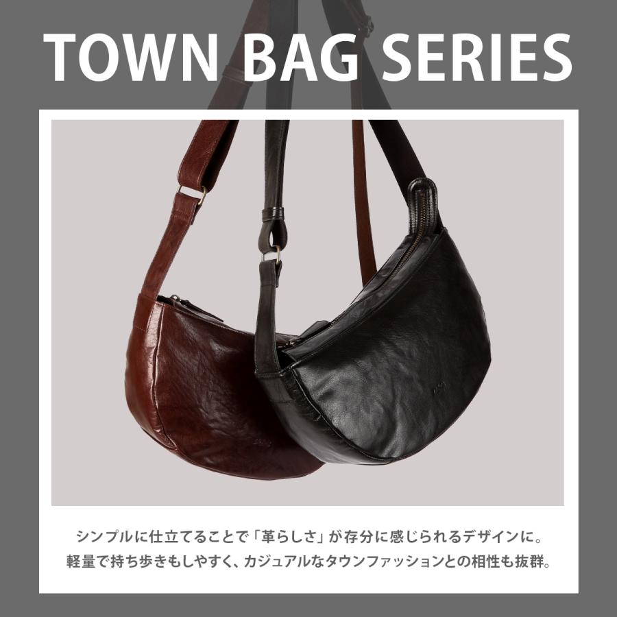 最大46% 2/19限定 ダコタ ブラックレーベル ショルダーバッグ メンズ ブランド レザー 本革 軽量 日本製 小さめ 斜めがけ 舟型 Dakota BLACK LABEL 1624200 | Dakota BLACK LABEL | 03