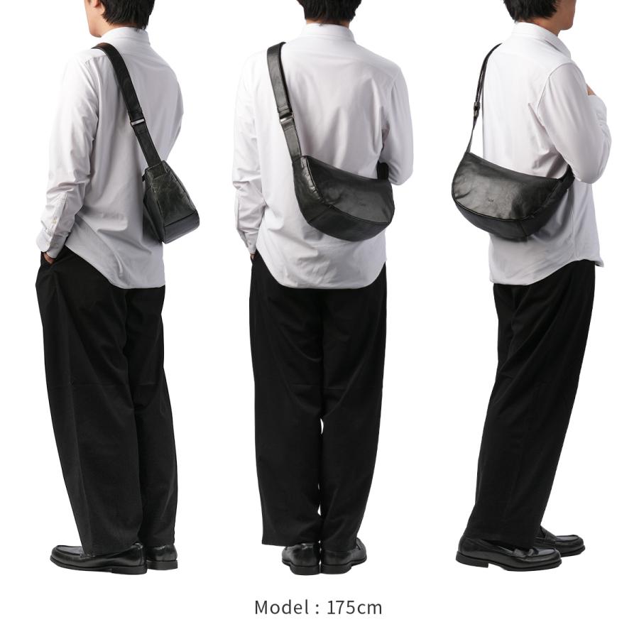 最大46% 2/19限定 ダコタ ブラックレーベル ショルダーバッグ メンズ ブランド レザー 本革 軽量 日本製 小さめ 斜めがけ 舟型 Dakota BLACK LABEL 1624200 | Dakota BLACK LABEL | 06