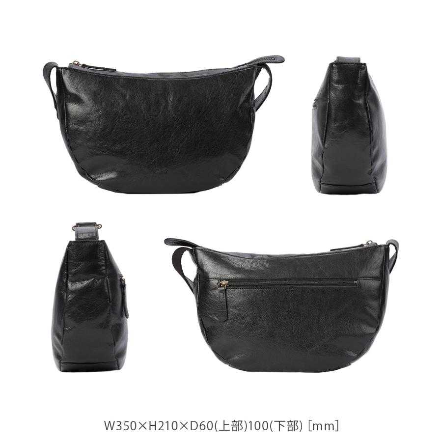 最大51% 1/13限定 ダコタ ブラックレーベル ショルダーバッグ メンズ ブランド レザー 本革 軽量 日本製  斜めがけ 舟型 三日月形 Dakota BLACK LABEL 1624201 | Dakota BLACK LABEL | 05