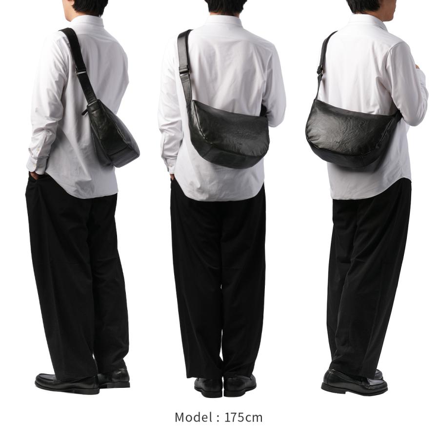 最大51% 1/13限定 ダコタ ブラックレーベル ショルダーバッグ メンズ ブランド レザー 本革 軽量 日本製  斜めがけ 舟型 三日月形 Dakota BLACK LABEL 1624201 | Dakota BLACK LABEL | 06