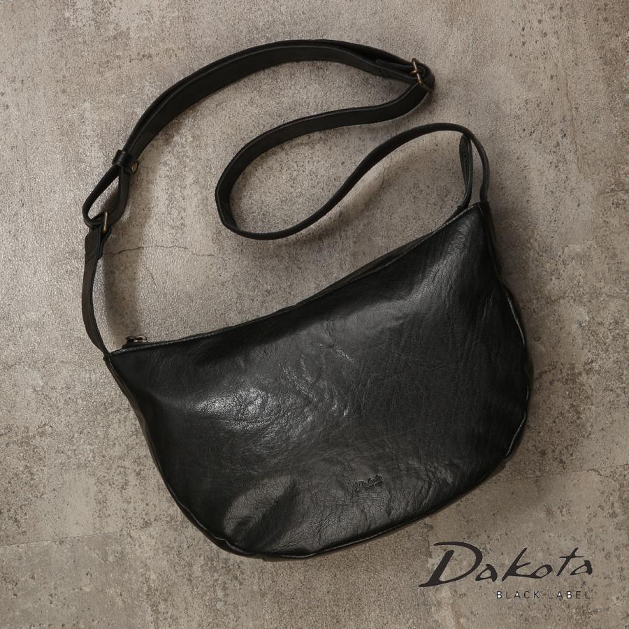 最大51% 1/13限定 ダコタ ブラックレーベル ショルダーバッグ メンズ ブランド レザー 本革 軽量 日本製  斜めがけ 舟型 三日月形 Dakota BLACK LABEL 1624201 | Dakota BLACK LABEL | 08