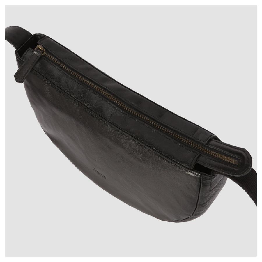 最大51% 1/13限定 ダコタ ブラックレーベル ショルダーバッグ メンズ ブランド レザー 本革 軽量 日本製  斜めがけ 舟型 三日月形 Dakota BLACK LABEL 1624201 | Dakota BLACK LABEL | 10