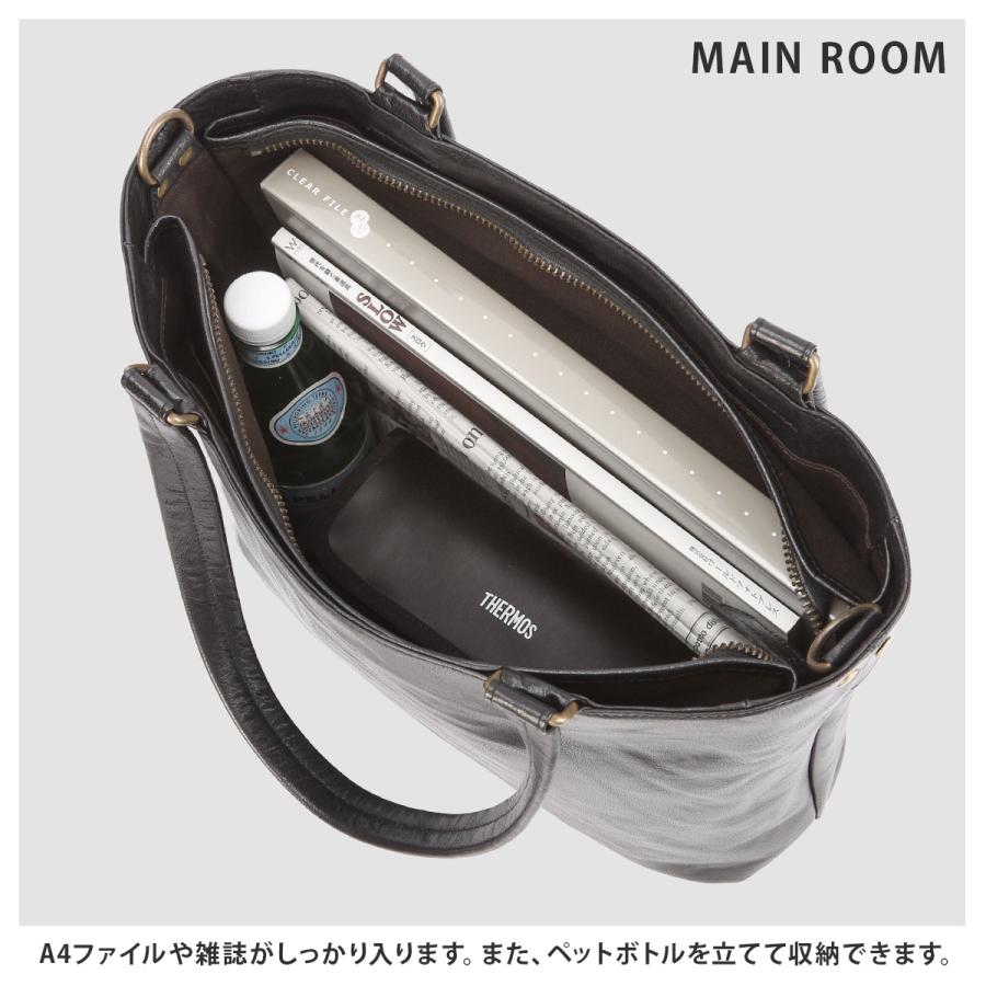 最大46% 2/19限定 ダコタ ブラックレーベル トートバッグ メンズ ブランド レザー 本革 軽量 日本製 肩掛け 2WAY ショルダートート Dakota BLACK LABEL 1624202 | Dakota BLACK LABEL | 11