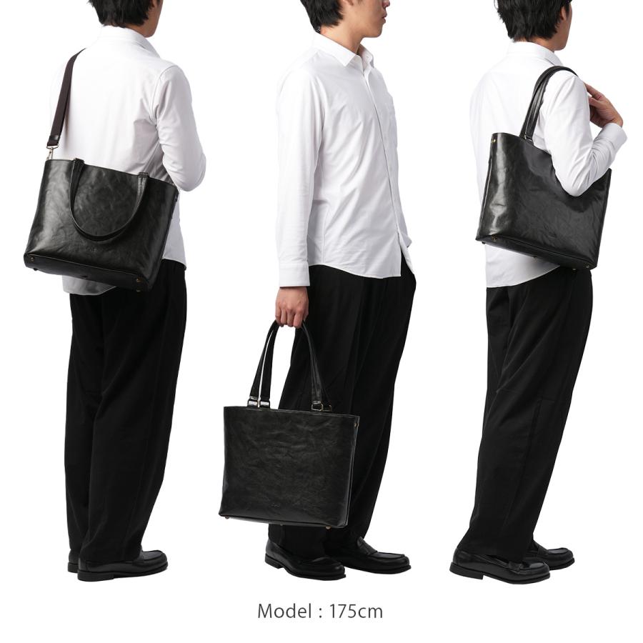 最大46% 2/19限定 ダコタ ブラックレーベル トートバッグ メンズ ブランド レザー 本革 軽量 日本製 肩掛け 2WAY ショルダートート Dakota BLACK LABEL 1624202 | Dakota BLACK LABEL | 06