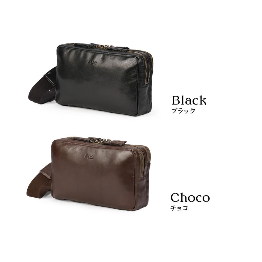 最大51% 1/11限定 ダコタ ブラックレーベル ショルダーバッグ メンズ ブランド レザー 本革 日本製 横型 小さめ 斜めがけ ルーク Dakota BLACK LABEL 1624700 | Dakota BLACK LABEL | 03
