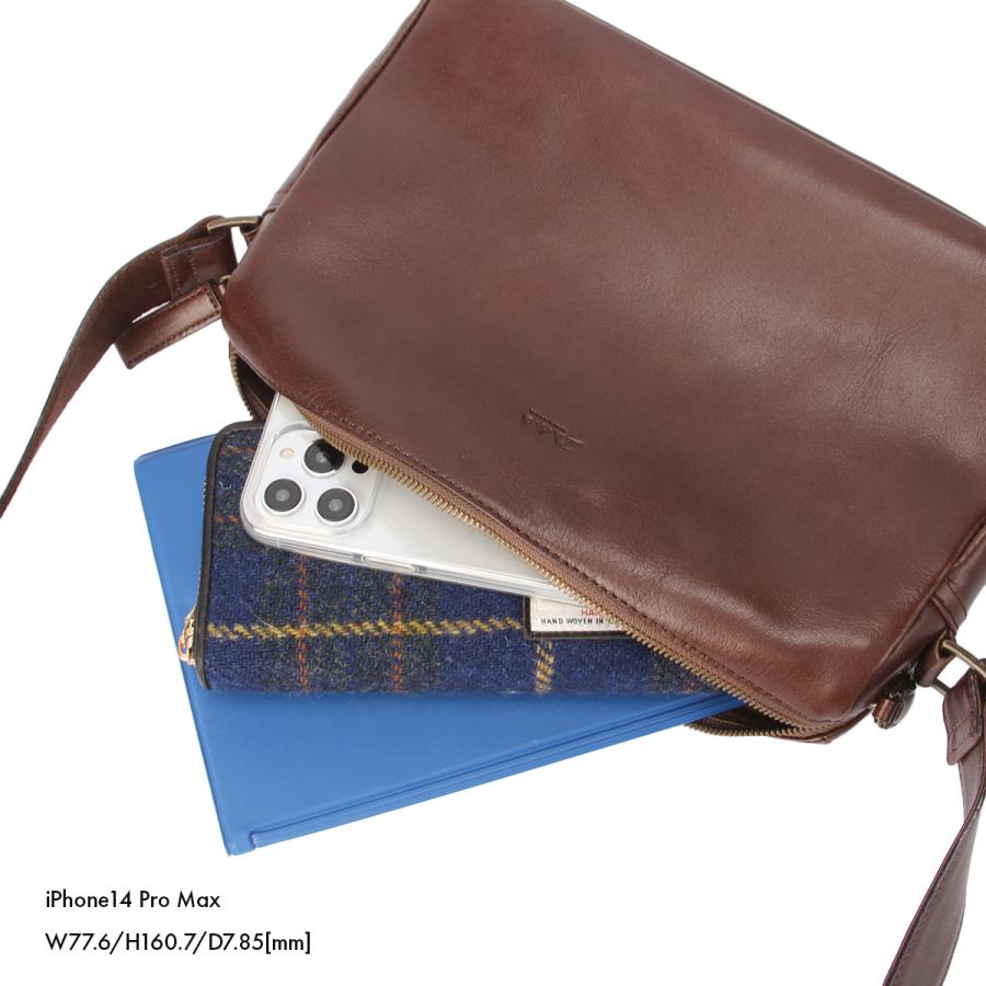 最大46% 1/8限定 ダコタ ブラックレーベル ショルダーバッグ メンズ ブランド レザー 本革 日本製 横型 小さめ 斜めがけ ルーク Dakota BLACK LABEL 1624701 | Dakota BLACK LABEL | 13