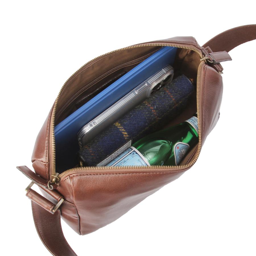 最大46% 1/8限定 ダコタ ブラックレーベル ショルダーバッグ メンズ ブランド レザー 本革 日本製 横型 小さめ 斜めがけ ルーク Dakota BLACK LABEL 1624701 | Dakota BLACK LABEL | 14