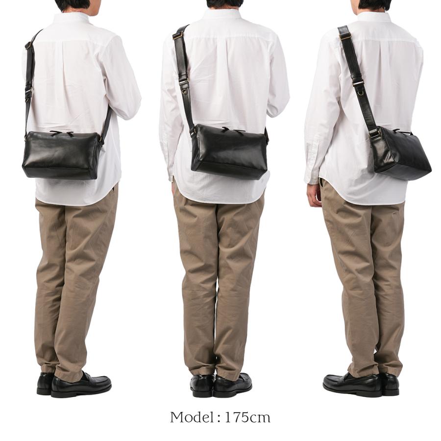 最大46% 1/8限定 ダコタ ブラックレーベル ショルダーバッグ メンズ ブランド レザー 本革 日本製 横型 小さめ 斜めがけ ルーク Dakota BLACK LABEL 1624701 | Dakota BLACK LABEL | 05