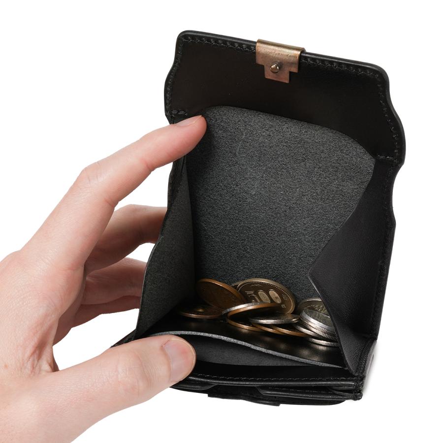 最大50% 9/6限定 クランプ デュアル 財布 二つ折り財布 ミニ財布 小さい財布 ミニウォレット コンパクト メンズ レディース レザー 本革 Cramp DCr-1050 | cramp | 09