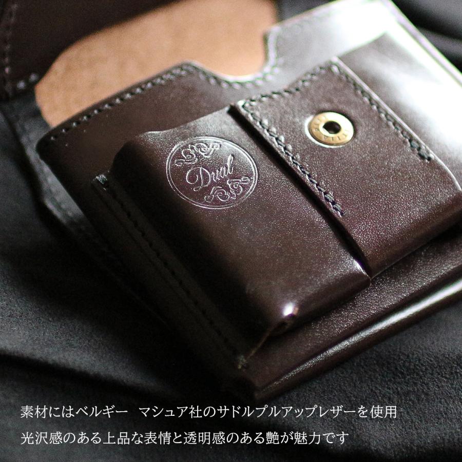 最大49% 4/1限定 クランプ デュアル 財布 二つ折り財布 ミニ財布 小さい財布 ミニウォレット コンパクト メンズ レディース レザー 本革 Cramp DCr-1050 | cramp | 16