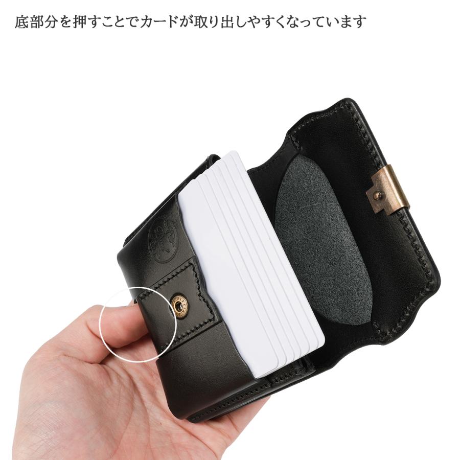 最大50% 9/6限定 クランプ デュアル 財布 二つ折り財布 ミニ財布 小さい財布 ミニウォレット コンパクト メンズ レディース レザー 本革 Cramp DCr-1050 | cramp | 06