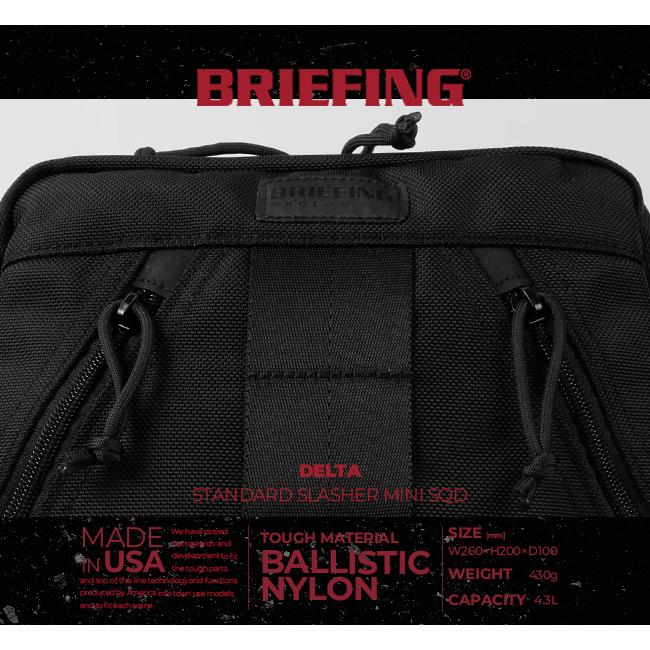 ブリーフィング デルタ スタンダード スラッシャー ミニ BRIEFING 最大41% 8/5限定 ブリーフィング バッグ ショルダー