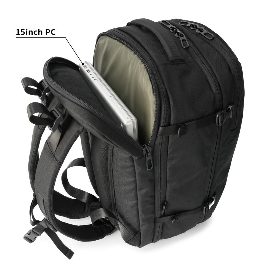 最大51% 12/28限定 ディバイン ノマドライン ビジネスリュック B4 28L/40L 拡張 撥水 セットアップ フルオープン 通勤 出張 DIVINE NOMAD LINE DIV60 | DIVINE | 09