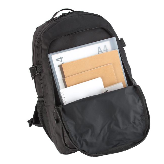 最大49% 5/1限定 ドムドムバーガー リュック 30L 通学 大容量 軽量 撥水 黒 女子 男子 中学生 高校生 スクールバッグ B4 ドムドムハンバーガー DOMDOM DM002 | ブランド登録なし | 13