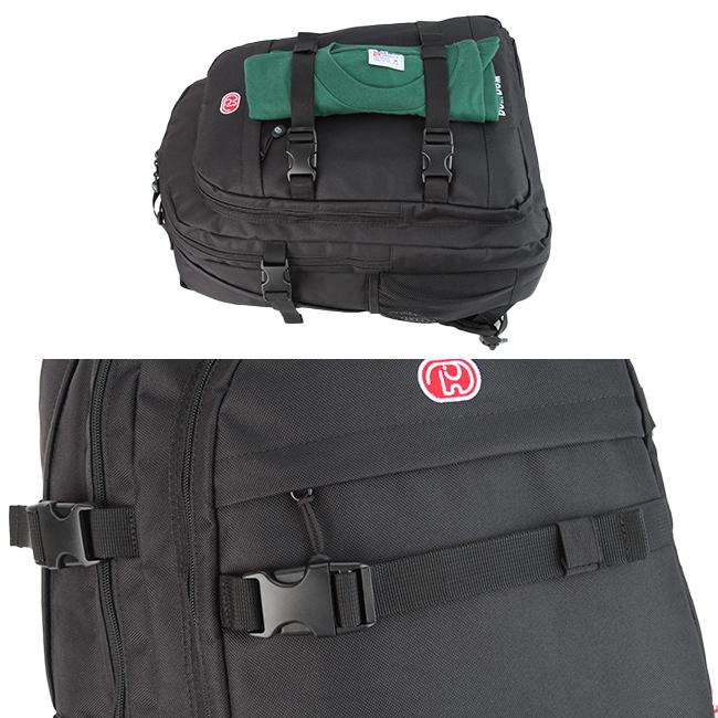 最大49% 5/1限定 ドムドムバーガー リュック 30L 通学 大容量 軽量 撥水 黒 女子 男子 中学生 高校生 スクールバッグ B4 ドムドムハンバーガー DOMDOM DM002 | ブランド登録なし | 15