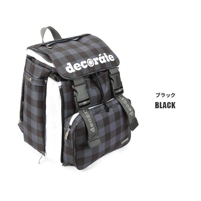 最大50% 9/8限定 デコレート クロックンアール リュック 20L Mサイズ 拡張機能 A4 PC収納 レインカバー ランドセル型 小学生 通学 通塾 decorat DMS-077-M | decorate | 03