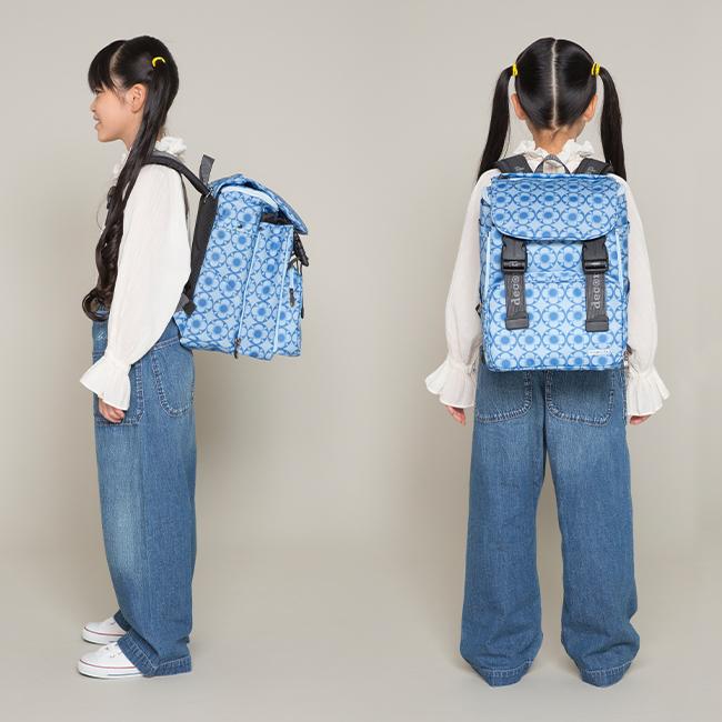 最大49% 10/8限定 デコレート メイセン リュック 20L Mサイズ 拡張機能 A4 PC収納 レインカバー付き ランドセル型 小学生 通学 通塾 decorate DMS-081-M | decorate | 06