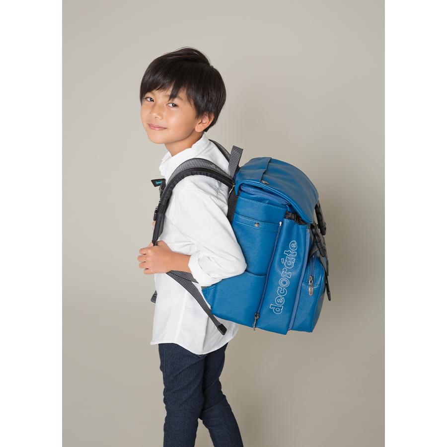 最大53% 3/1まで デコレート パイド リュック 20L Mサイズ 拡張 A4 PC収納 レインカバー付き ランドセル型 小学生 通学 通塾 decorate DMS-082-M 在庫限り | decorate | 20