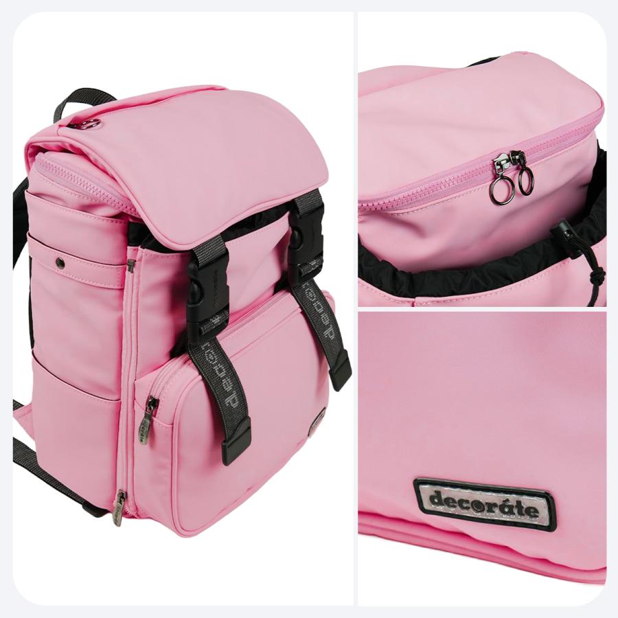 最大44% 3/1まで デコレート チャミエル リュック 20L Mサイズ 拡張機能 A4 PC収納 レインカバー付き ランドセル型 小学生 通学 通塾 合皮 decorate DMS-097-M | decorate | 13